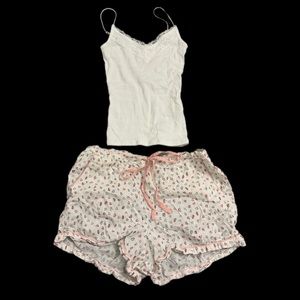Pink coquette pj set